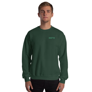 Clam Slam - Clam Cartoon - Unisex Sweatshirt - Green Text