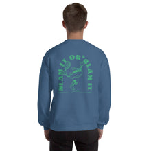 Load image into Gallery viewer, Clam Slam - Clam Cartoon - Unisex Sweatshirt - Green Text