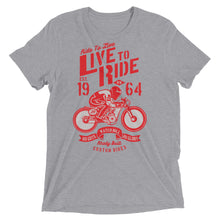 Load image into Gallery viewer, Watchill’n ‘Live To Ride’ Unisex Short sleeve t-shirt (Red) - Watchill&#39;n