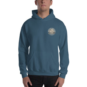 Watchill’n ‘Riders Club’ Unisex Hoodie - Watch Hill RI t-shirts with vintage surfing and motorcycle designs.