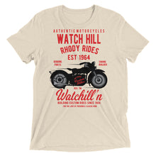 Load image into Gallery viewer, Watchill’n ‘Rhody Rides’ Unisex Short sleeve t-shirt (Red/Black) - Watchill&#39;n