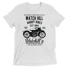 Load image into Gallery viewer, Watchill’n ‘Rhody Rides’ Unisex Short sleeve t-shirt (Black) - Watchill&#39;n