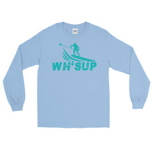 Load image into Gallery viewer, Watchill&#39;n &#39;WH-SUP Paddle Boarding&#39; - Long Sleeve T-Shirt (Turquoise) - Watchill&#39;n