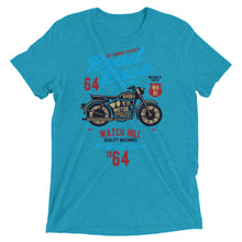 Load image into Gallery viewer, Watchill’n ‘Road Race’ Unisex Short sleeve t-shirt (Blue/Red) - Watchill&#39;n