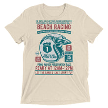 Load image into Gallery viewer, Watchill’n ‘Beach Racing’ Unisex Short sleeve t-shirt (Teal/Rust) - Watchill&#39;n