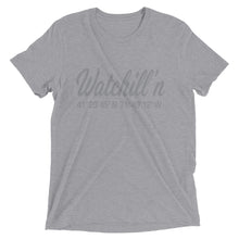 Load image into Gallery viewer, Watchill&#39;n &#39;Coordinates&#39; Logo Premium Unisex Short Sleeve T-shirt (Grey) - Watchill&#39;n