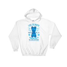 Load image into Gallery viewer, Watchill&#39;n &#39;Live to Skate&#39; - Hoodie (Blue) - Watchill&#39;n