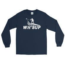 Load image into Gallery viewer, Watchill&#39;n &#39;WH-SUP Paddle Boarding&#39; - Long Sleeve T-Shirt (White) - Watchill&#39;n