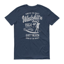 Load image into Gallery viewer, Watchill&#39;n &#39;Surf&#39;s Up&#39; - Short-Sleeve Unisex T-Shirt (Grey) - Watchill&#39;n