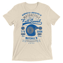 Load image into Gallery viewer, Watchill’n ‘Full Speed’ Unisex Short sleeve t-shirt (Grey/Blue) - Watchill&#39;n