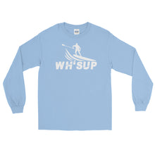 Load image into Gallery viewer, Watchill&#39;n &#39;WH-SUP Paddle Boarding&#39; - Long Sleeve T-Shirt (White) - Watchill&#39;n