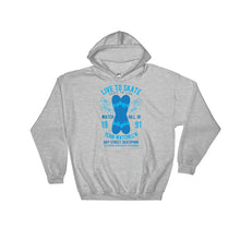 Load image into Gallery viewer, Watchill&#39;n &#39;Live to Skate&#39; - Hoodie (Blue) - Watchill&#39;n