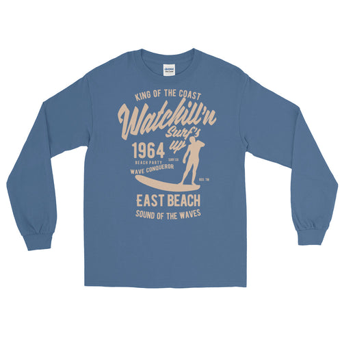 Watchill'n 'Surf's Up' - Long-Sleeve T-Shirt (Khaki) - Watchill'n