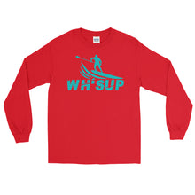 Load image into Gallery viewer, Watchill&#39;n &#39;WH-SUP Paddle Boarding&#39; - Long Sleeve T-Shirt (Turquoise) - Watchill&#39;n