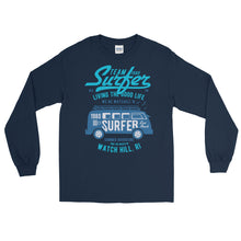 Load image into Gallery viewer, Watchill&#39;n &#39;Team Surfer&#39; - Long-Sleeve T-Shirt (Turquoise) - Watchill&#39;n