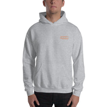 Load image into Gallery viewer, Watch Hill Surf Co. &#39;Parallel Boards&#39; Unisex Hoodie - (Orange) - Watch Hill RI t-shirts with vintage surfing and motorcycle designs.