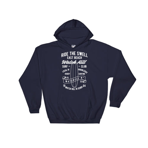 Watchill'n 'Ride the Swell' - Hoodie (White) - Watchill'n