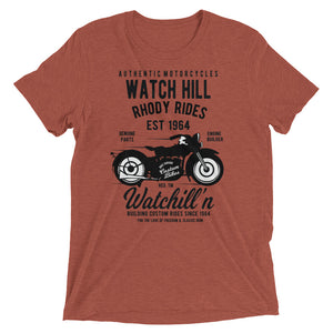 Watchill’n ‘Rhody Rides’ Unisex Short sleeve t-shirt (Black) - Watchill'n