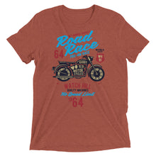 Load image into Gallery viewer, Watchill’n ‘Road Race’ Unisex Short sleeve t-shirt (Blue/Red) - Watchill&#39;n