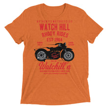 Load image into Gallery viewer, Watchill’n ‘Rhody Rides’ Unisex Short sleeve t-shirt (Red/Black) - Watchill&#39;n