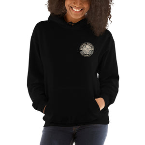 Watchill’n ‘Riders Club’ Unisex Hoodie - Watch Hill RI t-shirts with vintage surfing and motorcycle designs.