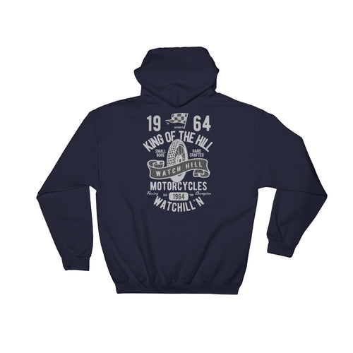 Watchill'n 'King of the Hill' - Hooded Sweatshirt (Grey) - Watchill'n