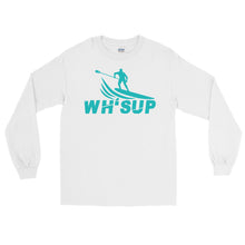 Load image into Gallery viewer, Watchill&#39;n &#39;WH-SUP Paddle Boarding&#39; - Long Sleeve T-Shirt (Turquoise) - Watchill&#39;n