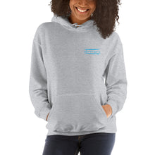 Load image into Gallery viewer, Watch Hill Surf Co. &#39;Parallel Boards&#39; Unisex Hoodie - (Blue) - Watch Hill RI t-shirts with vintage surfing and motorcycle designs.