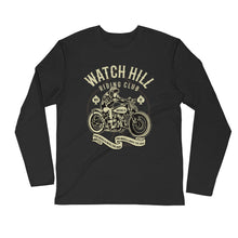 Load image into Gallery viewer, Watchill’n ‘Racing Club’ Premium Long Sleeve Fitted Crew (Tan) - Watchill&#39;n