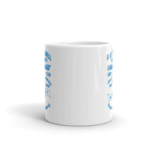 Load image into Gallery viewer, Watchill&#39;n &#39;Ride the Swell&#39; Ceramic Mug - Cyan - Watch Hill RI t-shirts with vintage surfing and motorcycle designs.