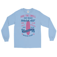 Load image into Gallery viewer, Watchill&#39;n &#39;Ride the Swell&#39; - Long-Sleeve T-Shirt (Pink/Blue) - Watchill&#39;n
