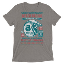 Load image into Gallery viewer, Watchill’n ‘Beach Racing’ Unisex Short sleeve t-shirt (Teal/Rust) - Watchill&#39;n