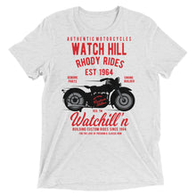 Load image into Gallery viewer, Watchill’n ‘Rhody Rides’ Unisex Short sleeve t-shirt (Red/Black) - Watchill&#39;n