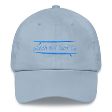 Load image into Gallery viewer, Watch Hill Surf Co. &#39;Parallel Boards&#39; Hat (Cyan) - Watch Hill RI t-shirts with vintage surfing and motorcycle designs.