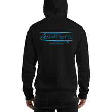Load image into Gallery viewer, Watch Hill Surf Co. &#39;Parallel Boards&#39; Unisex Hoodie - (Blue) - Watch Hill RI t-shirts with vintage surfing and motorcycle designs.