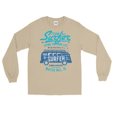 Load image into Gallery viewer, Watchill&#39;n &#39;Team Surfer&#39; - Long-Sleeve T-Shirt (Turquoise) - Watchill&#39;n