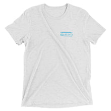 Load image into Gallery viewer, Watch Hill Surf Co. &#39;Parallel Boards&#39; Unisex Short sleeve t-shirt (Cyan) - Watch Hill RI t-shirts with vintage surfing and motorcycle designs.