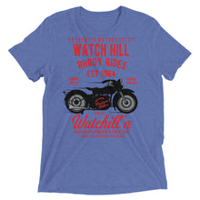 Load image into Gallery viewer, Watchill’n ‘Rhody Rides’ Unisex Short sleeve t-shirt (Red/Black) - Watchill&#39;n