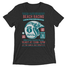 Load image into Gallery viewer, Watchill’n ‘Beach Racing’ Unisex Short sleeve t-shirt (Teal/Rust) - Watchill&#39;n