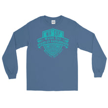 Load image into Gallery viewer, Watchill&#39;n &#39;Paddle Board Club&#39; - Long-Sleeve T-Shirt (Turquoise) - Watchill&#39;n