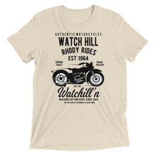 Load image into Gallery viewer, Watchill’n ‘Rhody Rides’ Unisex Short sleeve t-shirt (Black) - Watchill&#39;n