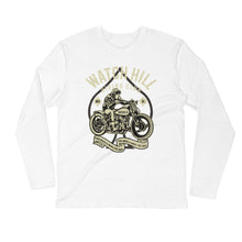 Load image into Gallery viewer, Watchill’n ‘Racing Club’ Premium Long Sleeve Fitted Crew (Tan) - Watchill&#39;n