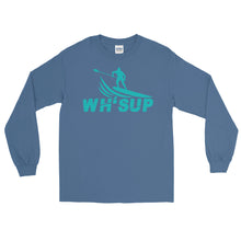 Load image into Gallery viewer, Watchill&#39;n &#39;WH-SUP Paddle Boarding&#39; - Long Sleeve T-Shirt (Turquoise) - Watchill&#39;n