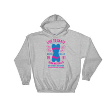 Load image into Gallery viewer, Watchill&#39;n &#39;Live to Skate&#39; - Hoodie (Pink/Blue) - Watchill&#39;n