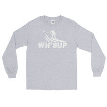 Load image into Gallery viewer, Watchill&#39;n &#39;WH-SUP Paddle Boarding&#39; - Long Sleeve T-Shirt (White) - Watchill&#39;n