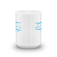 Load image into Gallery viewer, Watch Hill Surf Co. &#39;Parallel Boards&#39; Ceramic Mugs in 11oz. or 15oz. (Cyan) - Watch Hill RI t-shirts with vintage surfing and motorcycle designs.