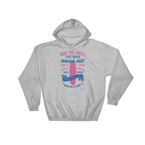 Watchill'n 'Ride the Swell' - Hoodie (Blue/Pink) - Watchill'n