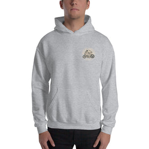 Watchill’n ‘Riders Club’ Unisex Hoodie - Watch Hill RI t-shirts with vintage surfing and motorcycle designs.